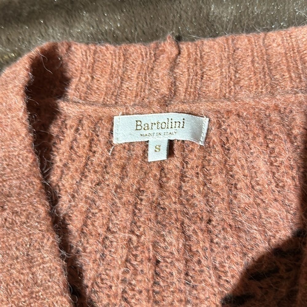 BARTOLINI Made in Italy Alpaca Blend Loose knit Sweater Sz Small - Picture 4 of 9
